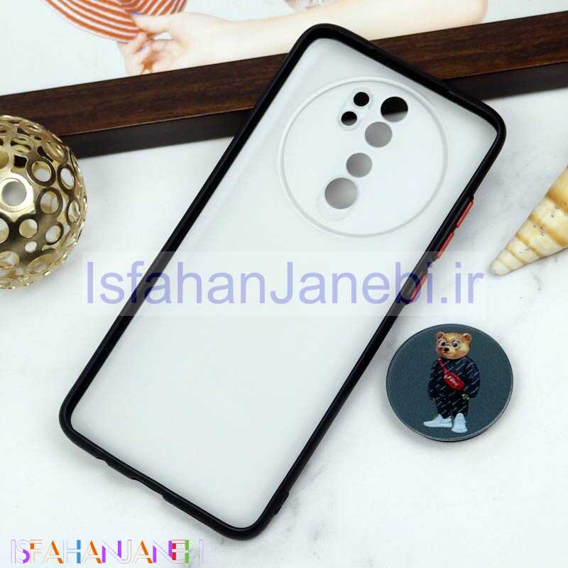 اصفهان جانبی-قاب PC محافظ لنز دار طرح Baron + پاپ سوکت Xiaomi Redmi Note 8 Pro