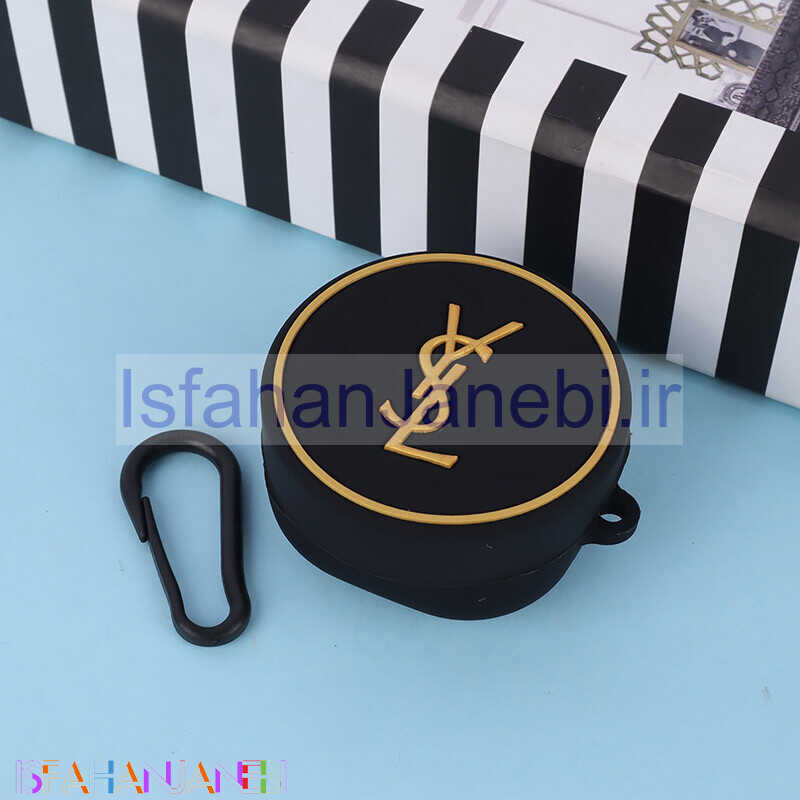 اصفهان جانبی-کاور عروسکی گلکسی بادز Live / Live Pro / Live Pro 2 / Fe طرح برند Yves Saint Laurent