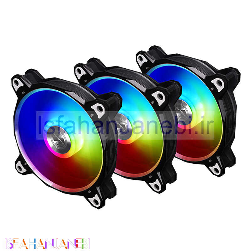 اصفهان جانبی-فن کیس لیان لی LIAN LI Bora Digital 12*12 بسته 3 عددی