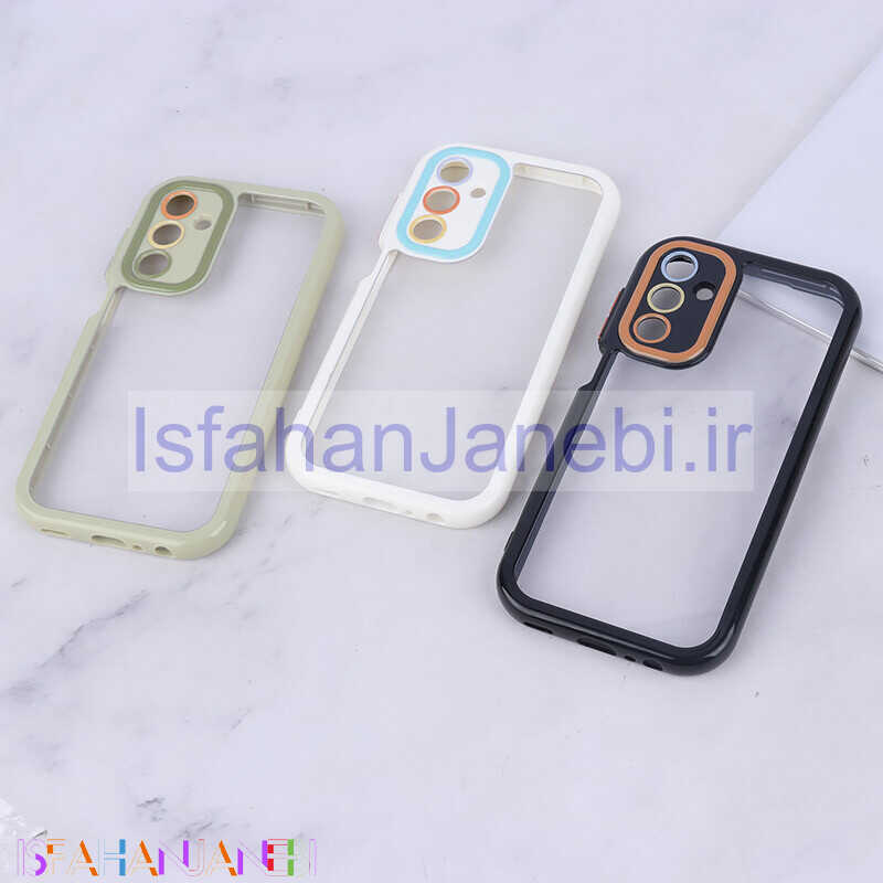 اصفهان جانبی-قاب سامسونگ Galaxy A15 دور رنگی محافظ لنزدار