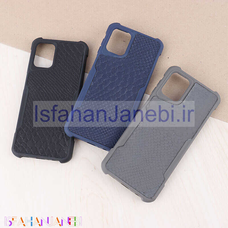 اصفهان جانبی-قاب چرمی سامسونگ Galaxy A12 / M12 سوسماری