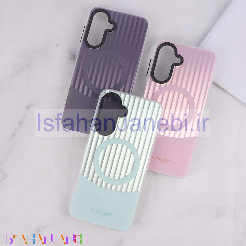 اصفهان جانبی-قاب Spigen 3D سامسونگ Galaxy A26 کرکره ای طرح مگ سیف