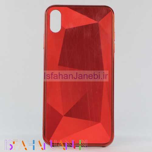 اصفهان جانبی-قاب الماسی ژله ای iPhone XS Max قرمز