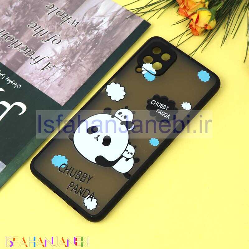 اصفهان جانبی-قاب PC مات محافظ لنزدار طرحدار پاندا Samsung A12