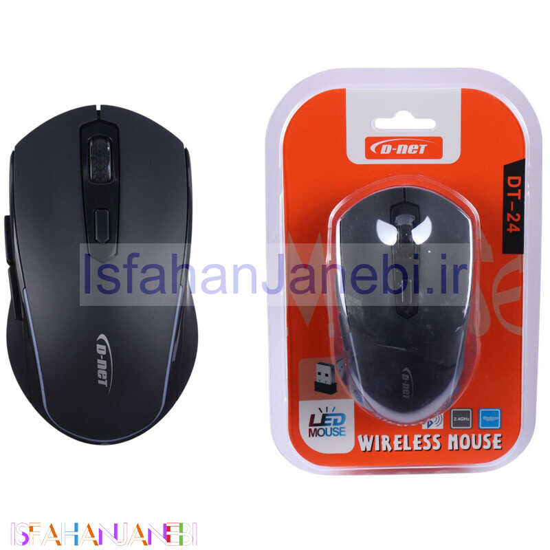 اصفهان جانبی-موس بی سیم دی نت DT-24
