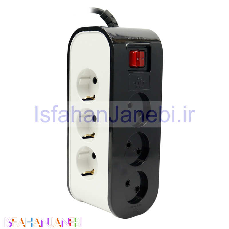 اصفهان جانبی-چند راهی 9 خانه پارت الکتریک شهاب PE5142 با کابل 1٫8 متری