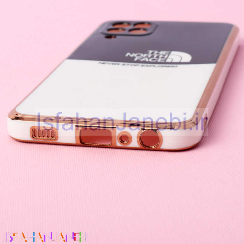 اصفهان جانبی-قاب دو رنگ سفید مشکی My Case محافظ لنزدار Samsung Galaxy A22 4G