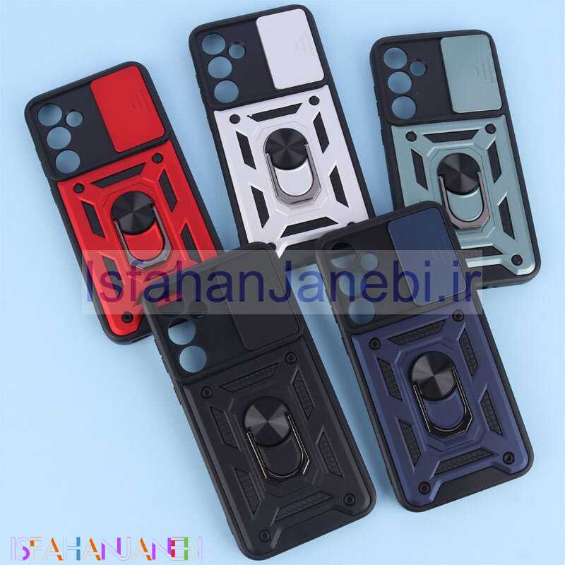 اصفهان جانبی-قاب ضد ضربه بتمنی محافظ لنزدار هولدردار سامسونگ Galaxy A35