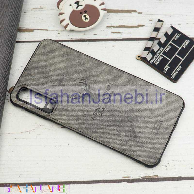 اصفهان جانبی-قاب چرمی طرح گوزن Samsung Galaxy A7 2018