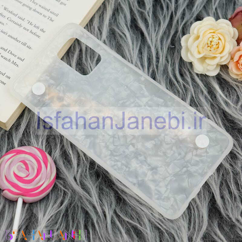 اصفهان جانبی-قاب ماربل هولدر دستی مرواریدی Samsung Galaxy A51