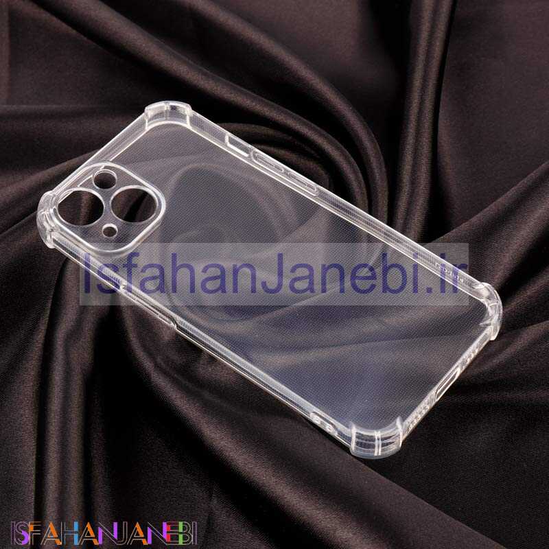 اصفهان جانبی-قاب ژله ای ضربه گیر بی رنگ محافظ لنزدار iPhone 14