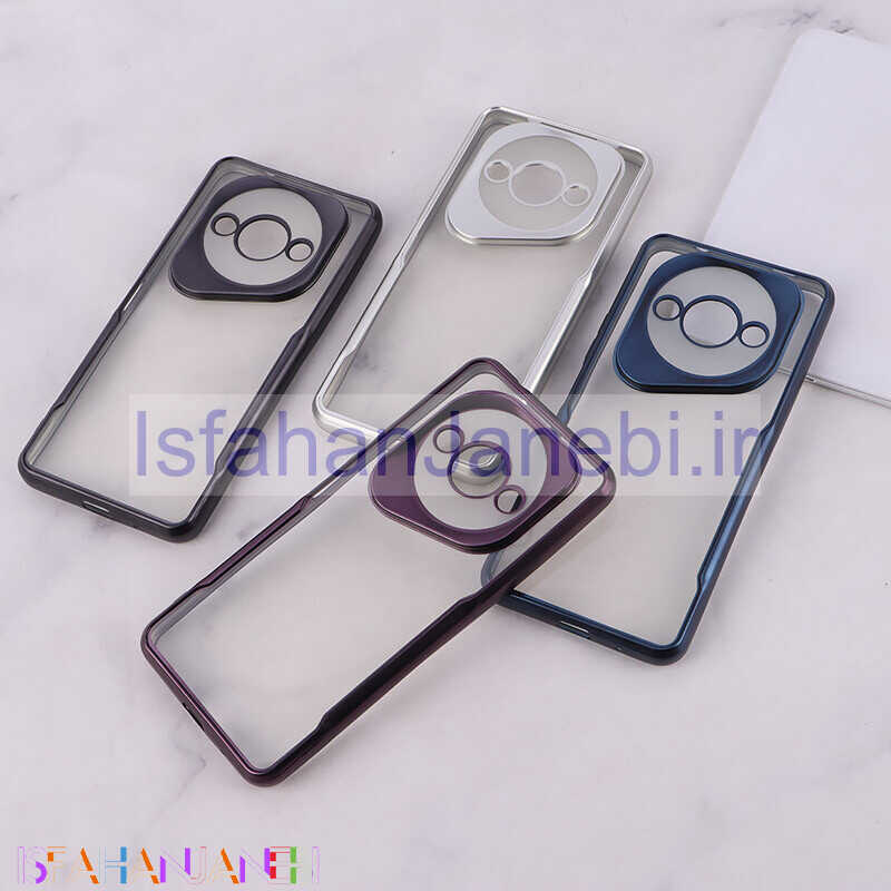 اصفهان جانبی-قاب ژله ای شفاف شیائومی Redmi A3 / A3X طرح تیتانیوم محافظ لنزدار