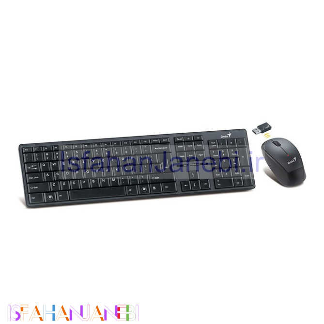 اصفهان جانبی-کیبورد و موس بی سیم جنیوس SlimStar 8000ME