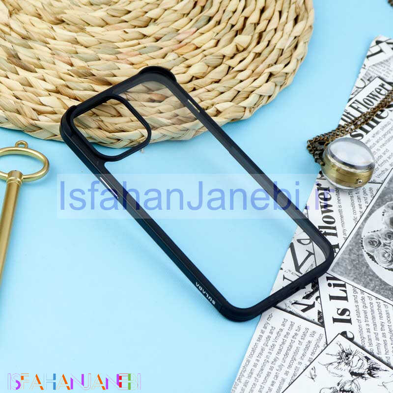 اصفهان جانبی-قاب ضد ضربه پشت شفاف Sulada آیفون iPhone 13 Pro Max