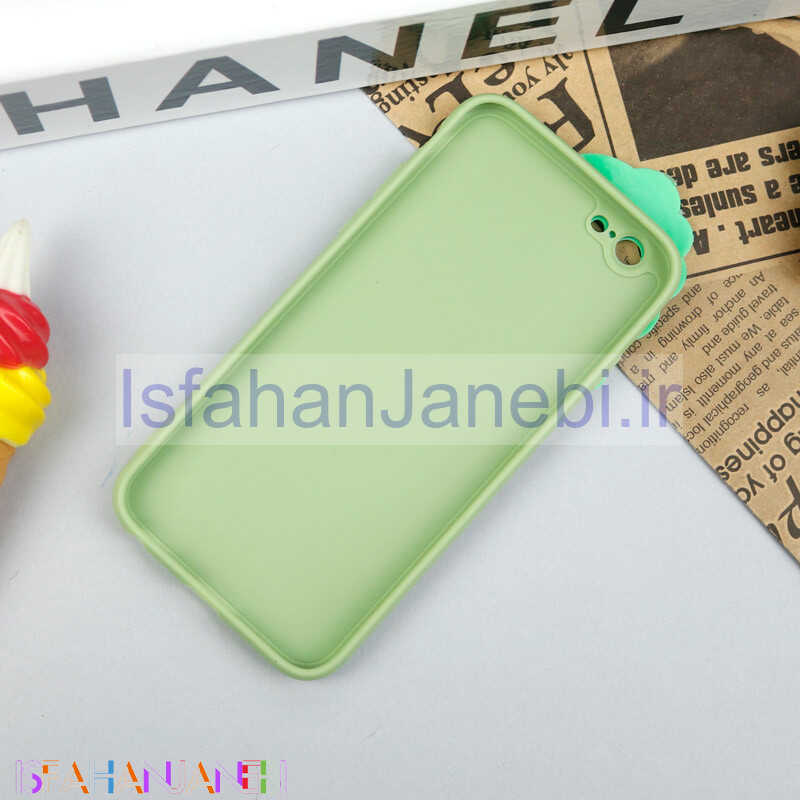 اصفهان جانبی-قاب سیلیکونی عروسکی محافظ لنزدار طرح Dinosaur آیفون iPhone 6/6s