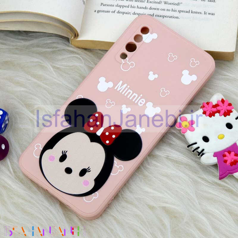 اصفهان جانبی-قاب سیلیکونی عروسکی محافظ لنزدار طرح مینی موس Samsung Galaxy A30s / A50s
