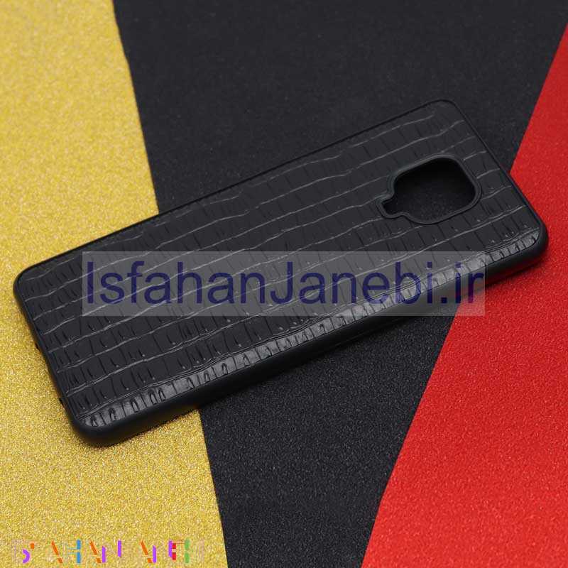اصفهان جانبی-قاب چرمی پوست ماری Xiaomi Redmi Note 9S / Redmi Note 9 Pro