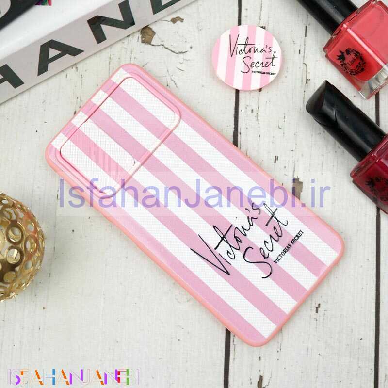 اصفهان جانبی-قاب طرحدار محافظ لنزدار کشویی + پاپ سوکت طرح ویکتوریا سامسونگ A22 4G سری B