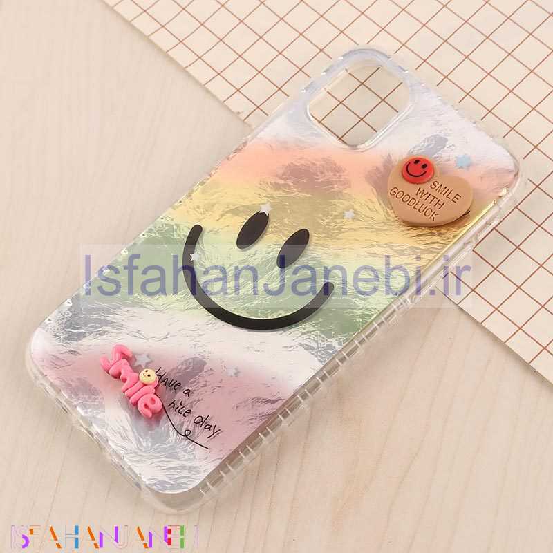 اصفهان جانبی-قاب IMD آیفون iPhone 11 طرح Smile برجسته براق