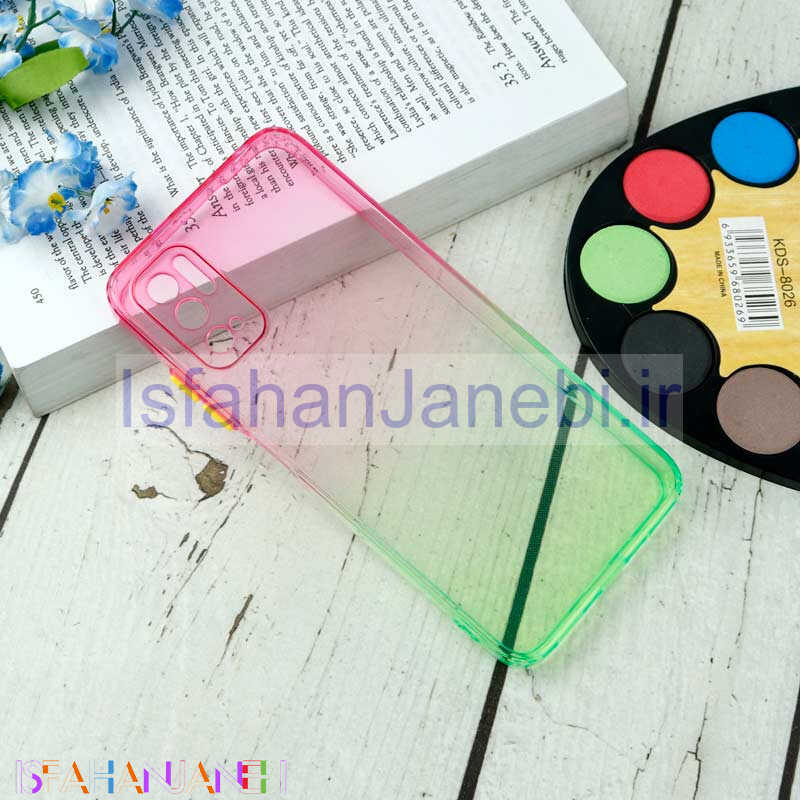 اصفهان جانبی-قاب آبرنگی دور رنگی محافظ لنزدار Xiaomi M3 Pro