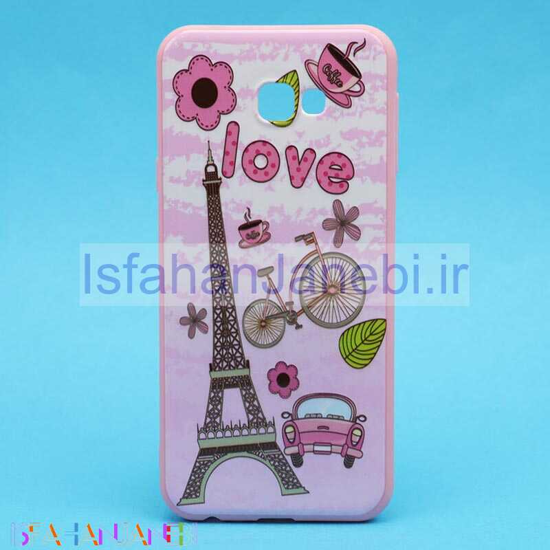اصفهان جانبی-قاب فانتزی برجسته صورتی طرح مختلف سامسونگ J4 Plus