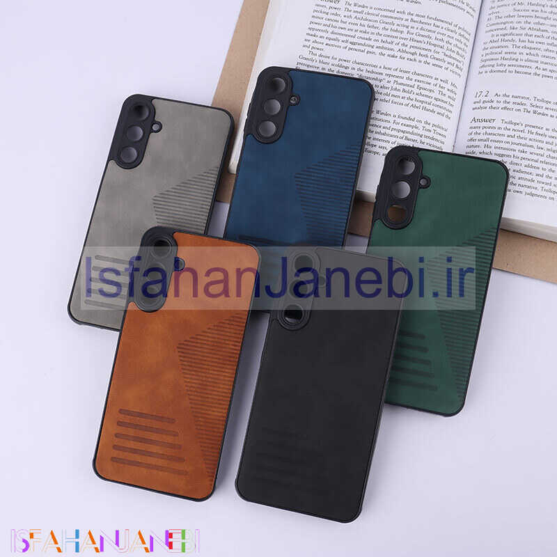 اصفهان جانبی-قاب چرمی Pro Camera سامسونگ Galaxy A16 4G / A16 5G محافظ لنزدار