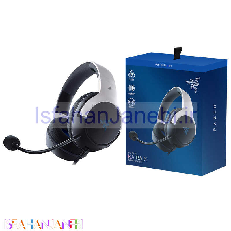 اصفهان جانبی-هدست گیمینگ سیم دار Razer Kaira X