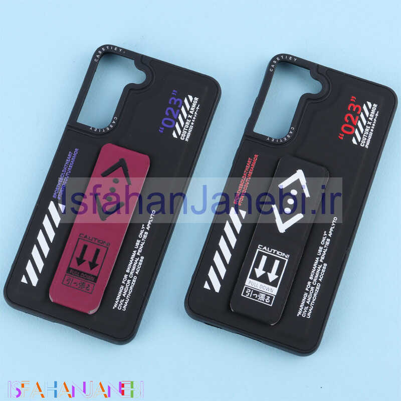 اصفهان جانبی-قاب طرح دار Casetiey هولدر دار Samsung Galaxy S21 FE 5G