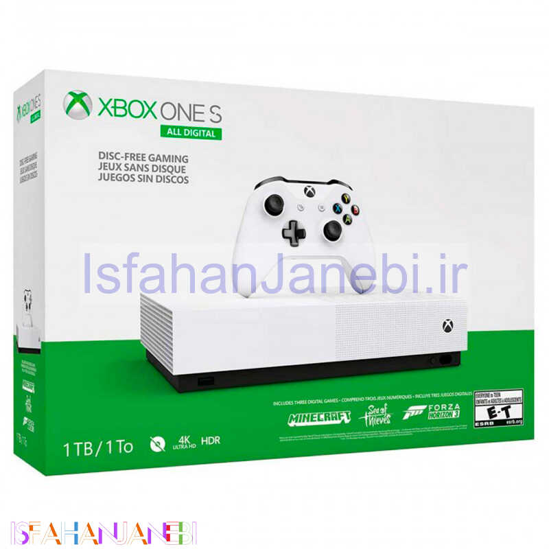 اصفهان جانبی-جعبه خالی کنسول XBOX ONE S رویی