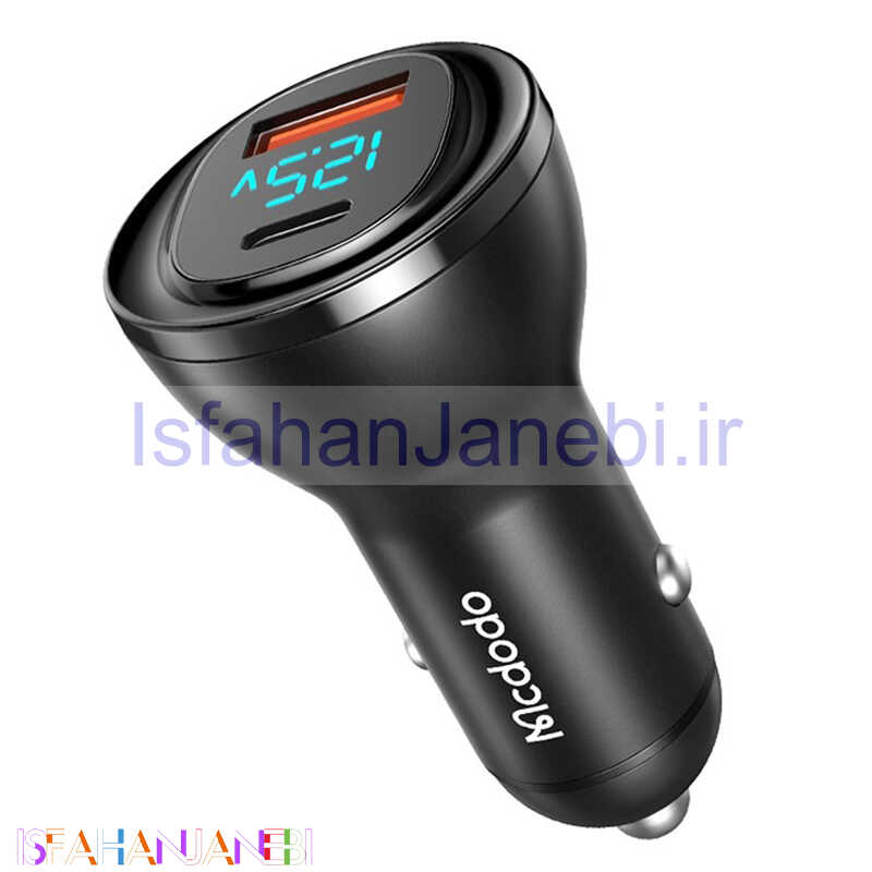 اصفهان جانبی-شارژر فندکی فست شارژ Mcdodo CC-5670 5A QC3.0 PD 95W
