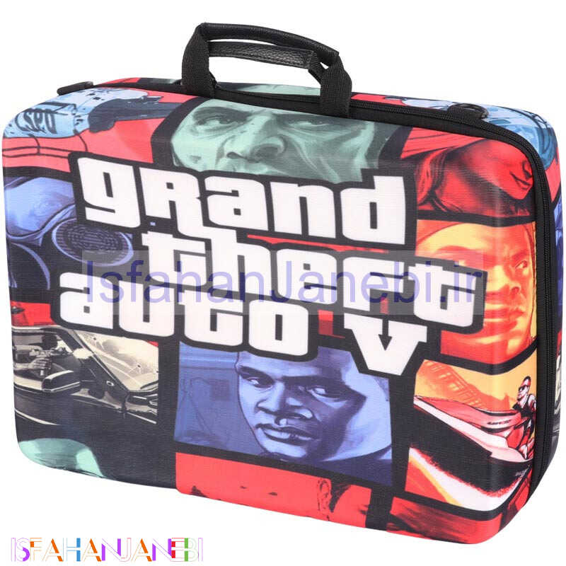 اصفهان جانبی-کیف کنسول بازی PS5 طرح GTA کد 3