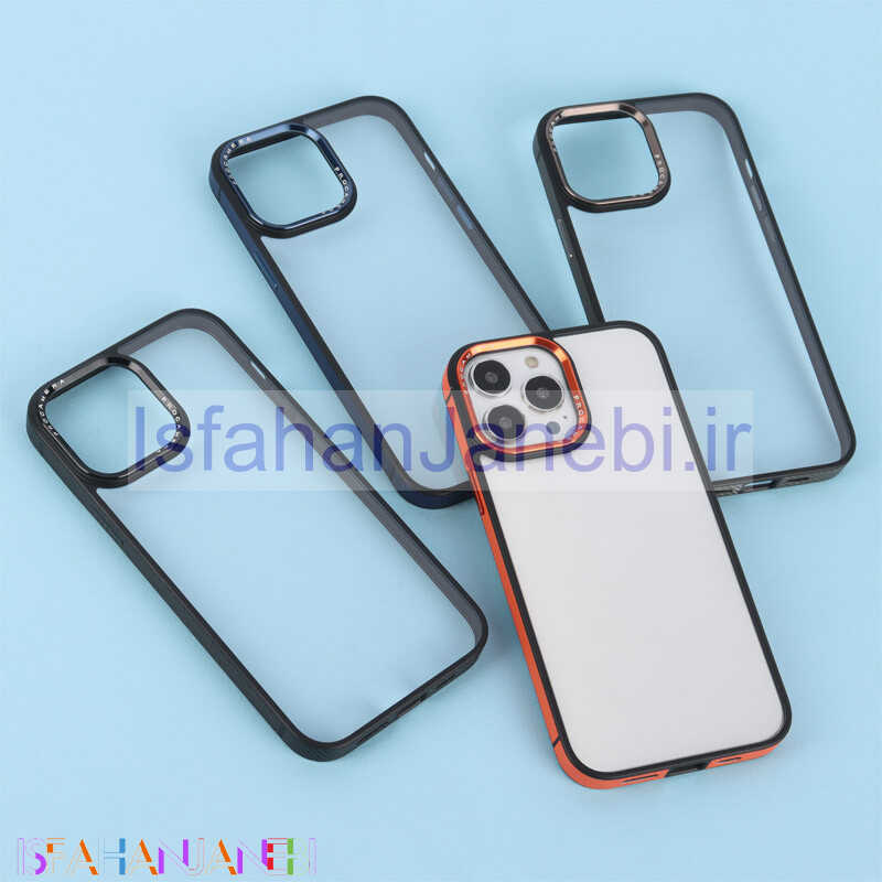 اصفهان جانبی-قاب شفاف Store Box دور رنگی iPhone 13 Pro Max