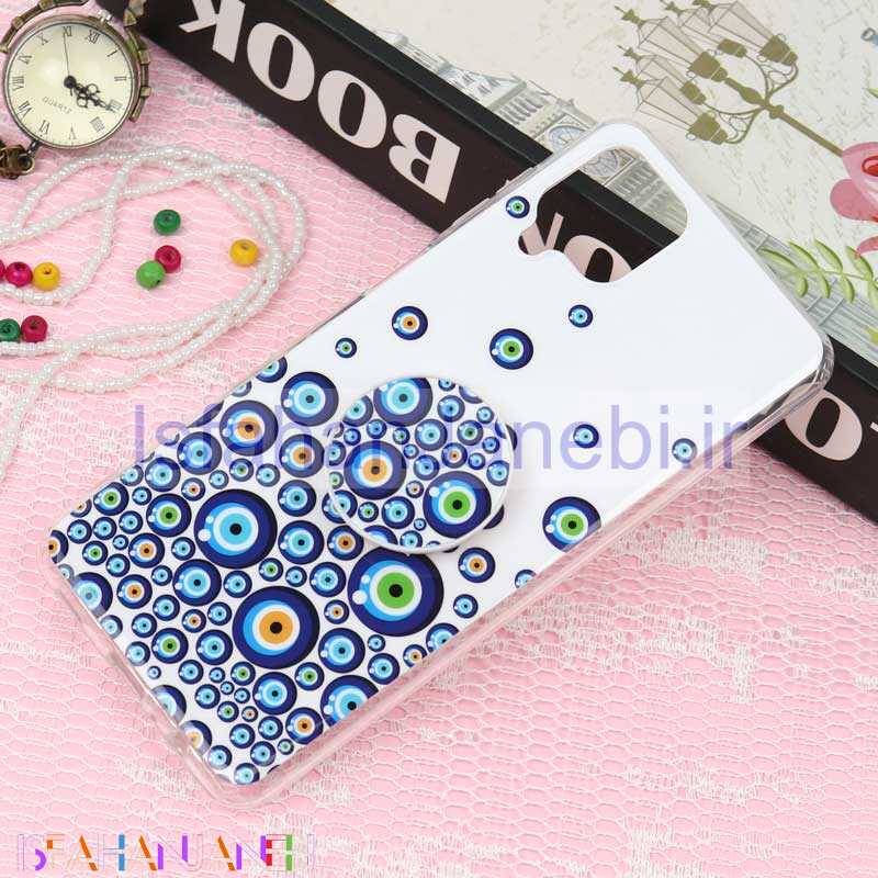 اصفهان جانبی-قاب سوپر IMD دور شفاف پاپ سوکت دار Samsung A12 چشم نظر