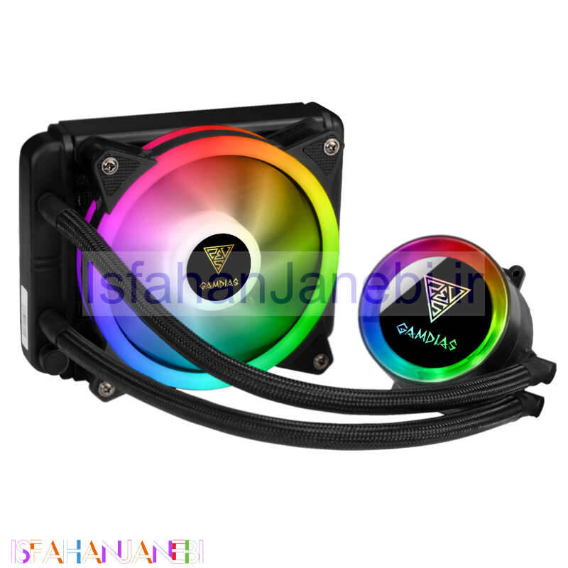 اصفهان جانبی-فن خنک کننده CPU گیم دیاس Gamdias Chione E2-120R ARGB