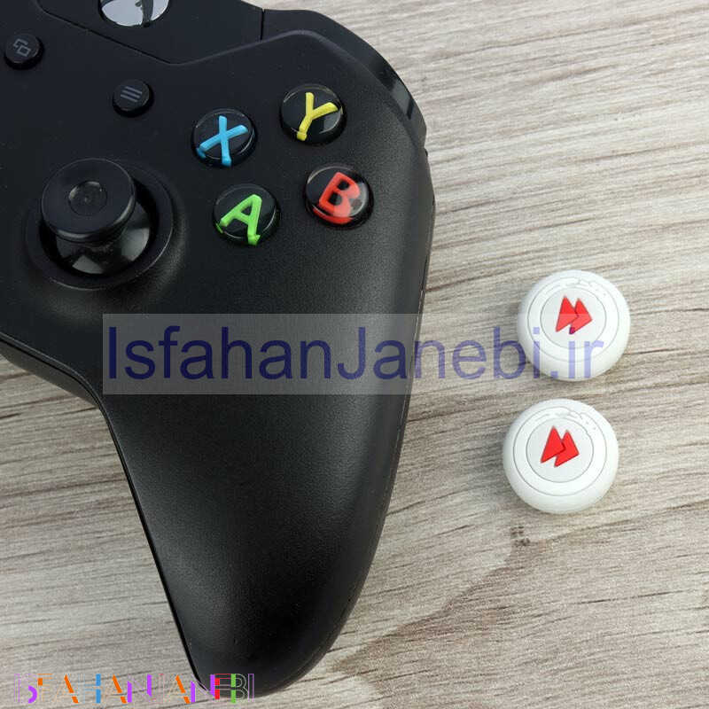 اصفهان جانبی-روکش آنالوگ دسته بازی Play Station/XBOX طرح Ghost of Tsushima سفید