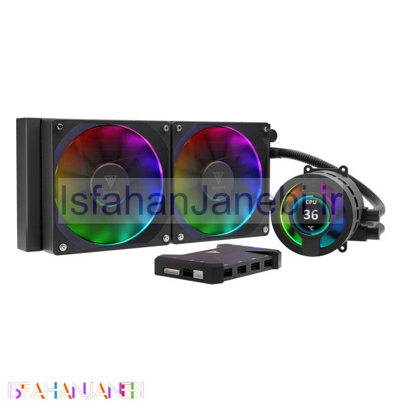 اصفهان جانبی-فن خنک کننده CPU گیم دیاس Gamdias Chione P3-240U ARGB