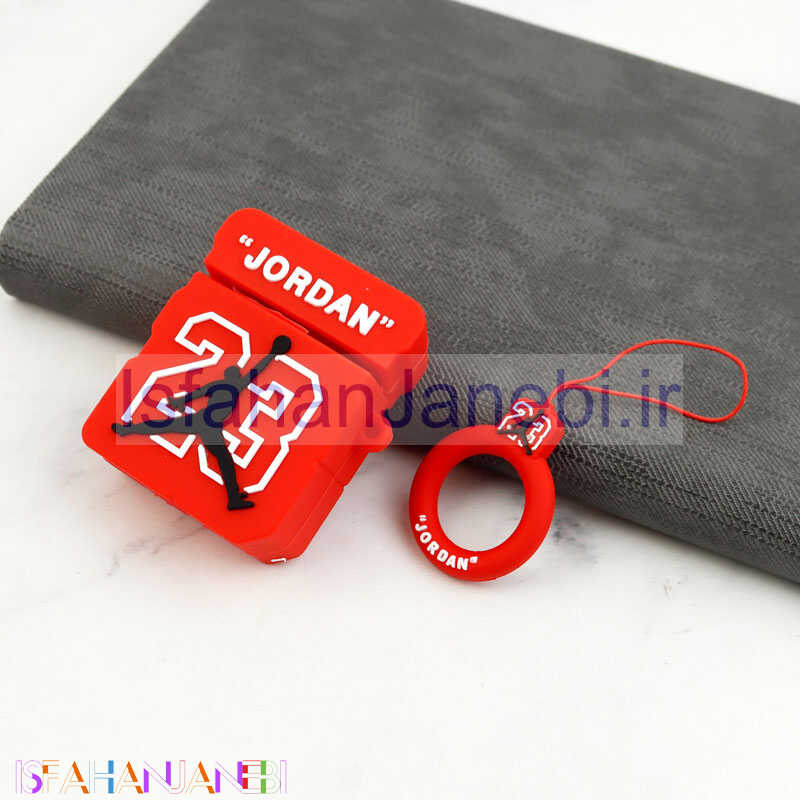 اصفهان جانبی-محافظ ایرپاد سیلیکونی طرح Jordan قرمز