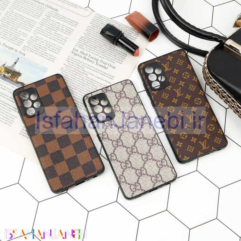 اصفهان جانبی-قاب چرمی لاکچری محافظ لنزدار Samsung A52