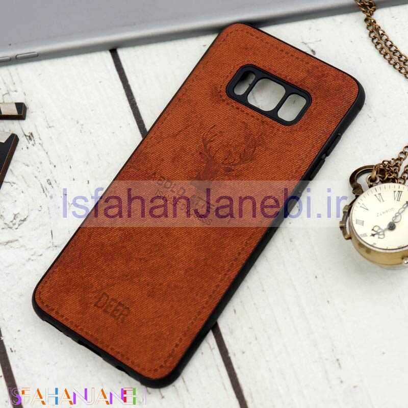 اصفهان جانبی-قاب چرمی طرح گوزن Samsung Galaxy S8