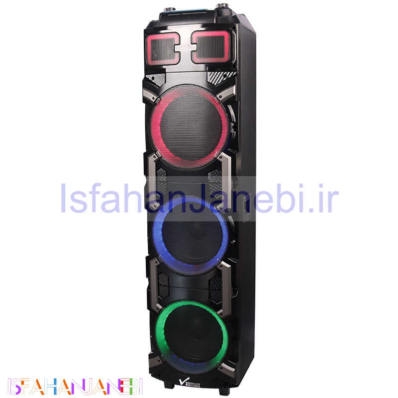 اصفهان جانبی-اسپیکر چمدانی بلوتوثی رم و فلش خور Vanmaax MAX-1050