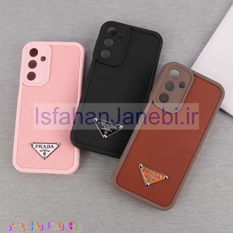 اصفهان جانبی-قاب کبریتی سولید Prada سامسونگ Galaxy A16 4G / A16 5G محافظ لنزدار