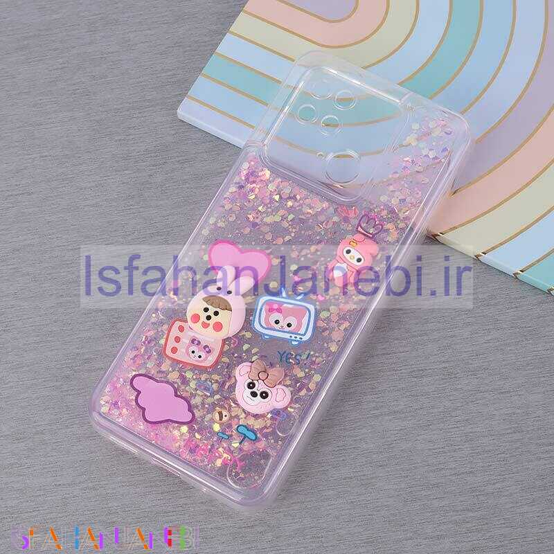 اصفهان جانبی-قاب آکواریومی شیائومی Poco C40 عروسکی برجسته محافظ لنزدار