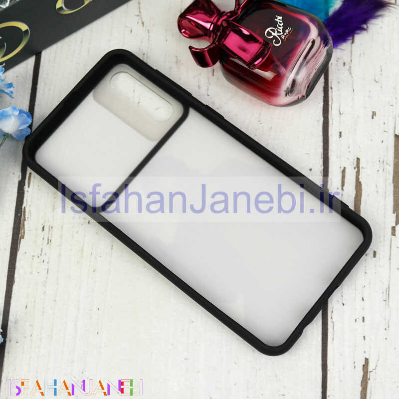 اصفهان جانبی-قاب طرحدار محافظ لنزدار کشویی + پاپ سوکت طرح Joker سامسونگ A50 سری C