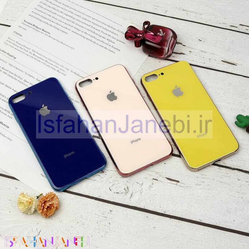 اصفهان جانبی-قاب محافظ لنزدار My Case پشت گلسی iPhone 7 Plus / 8 Plus رنگی