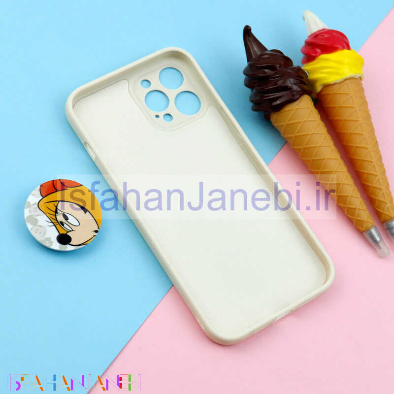 اصفهان جانبی-قاب طرحدار سیلیکونی پاپ سوکت دار میکی موس iPhone 12 Pro Max
