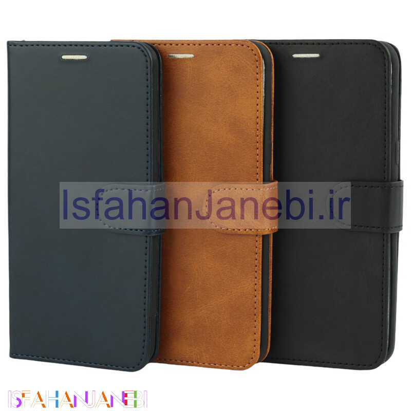 اصفهان جانبی-کیف چرمی مگنتی محافظ لنزدار سامسونگ Galaxy S8 Plus