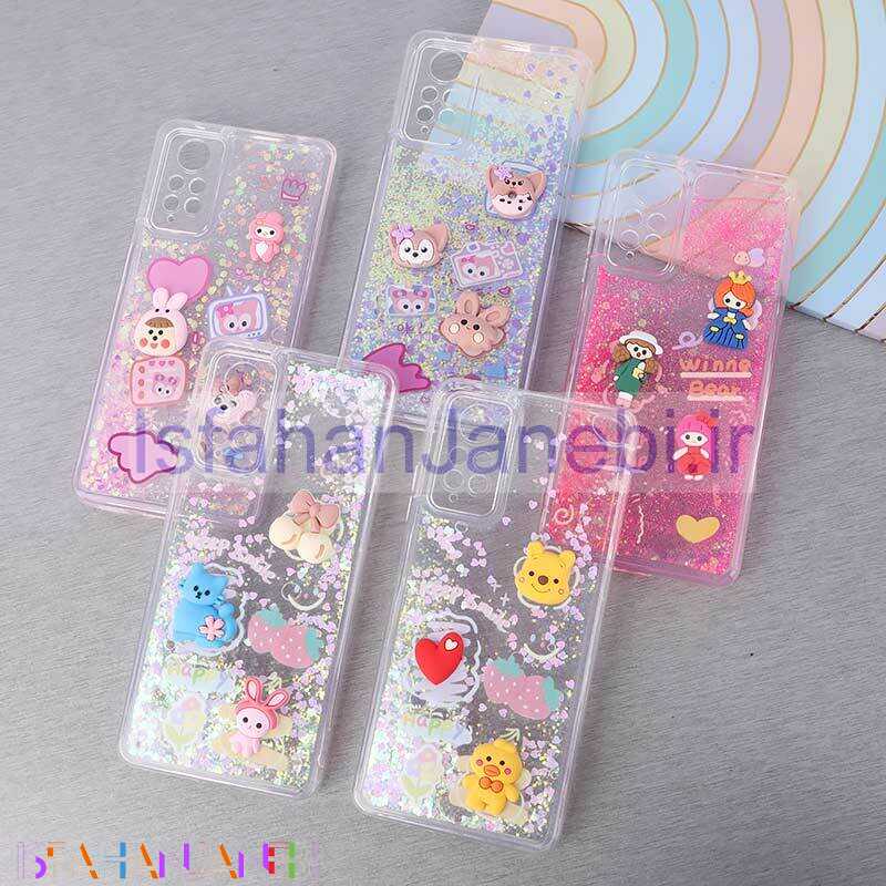 اصفهان جانبی-قاب آکواریومی شیائومی Redmi Note 12 Pro 4G عروسکی برجسته محافظ لنزدار