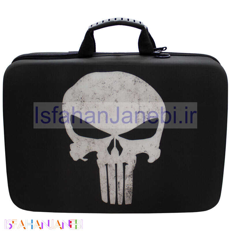اصفهان جانبی-کیف کنسول بازی PS5 Slim طرح Punisher کد 6