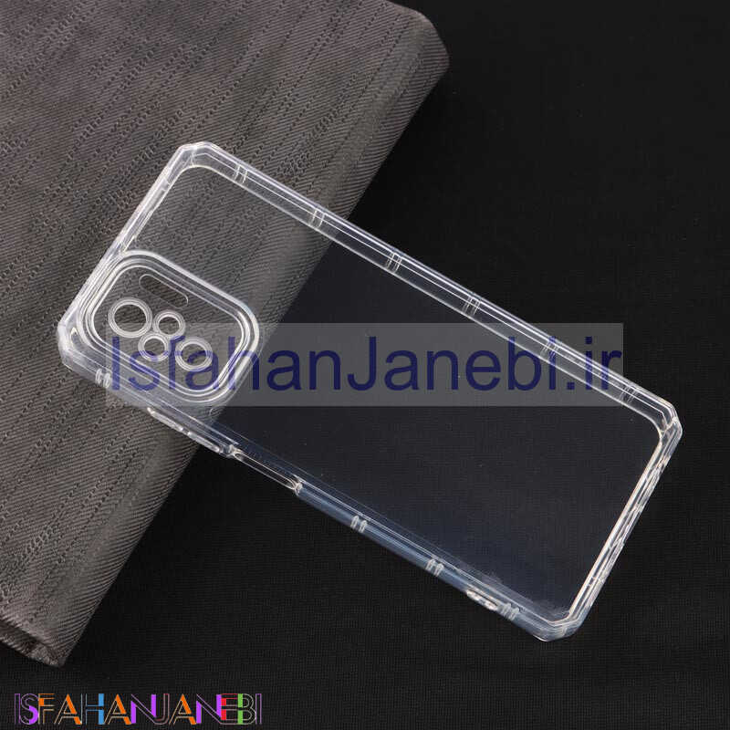 اصفهان جانبی-قاب ژله ای بی رنگ شیائومی Redmi Note 10 4G / 10s محافظ لنزدار