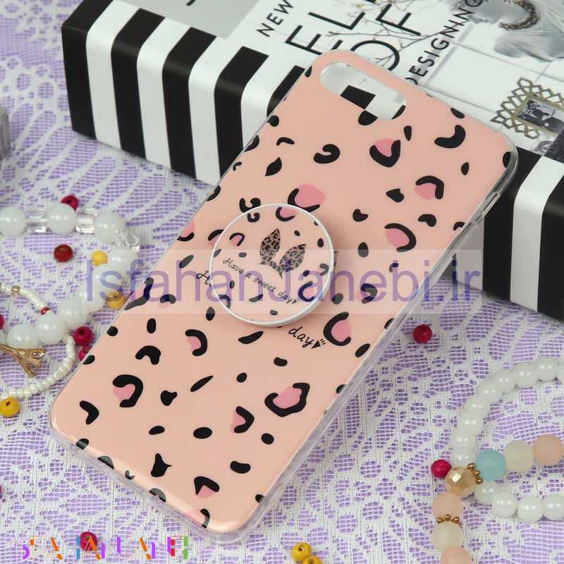 اصفهان جانبی-قاب سوپر IMD دور شفاف پاپ سوکت دار iPhone 7 Plus / 8 Plus خرگوش